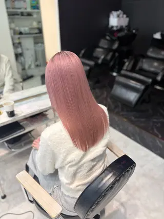 ロング カラー 色落ち綺麗🩰ハイ トーン🎀RINKAのヘアスタイル