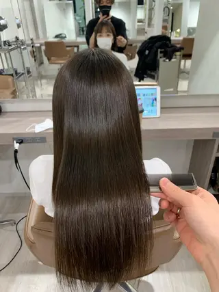 ロング カラー 【縮毛矯正プロ講師】 島野 伊央汰のヘアスタイル