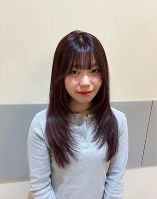 ロング 🌷【暖色艶カラー】 shiori🌷のヘアスタイル