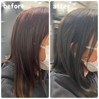 ロング カラー モデル募集/lala _osawa🐳🫧のヘアスタイル