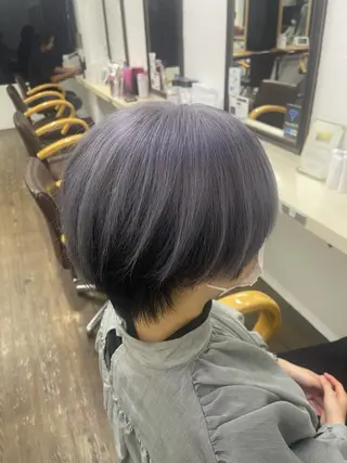 ショート カラー 🎀艶ブリーチカラー 🎀Fan.🎀秋山のヘアスタイル