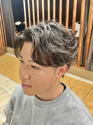 ショート パーマ メンズ メンズ特化/パーマ/ 髪質改善　高野奨馬のヘアスタイル