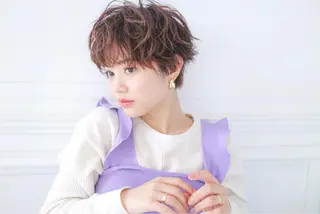 ショート カラー ヘアアレンジ 似合わせhair🔸 アサダ タカコ🔸のヘアスタイル