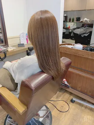 ロング カラー ✨️美髪矯正×似合わ せ艶カラー✨藤田透のヘアスタイル