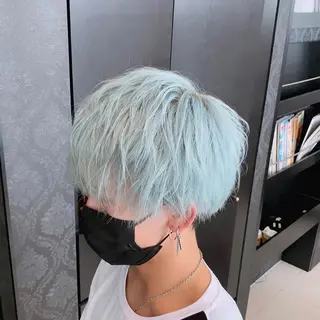 ショート カラー EARTH石巻店 尾形  裕のヘアスタイル