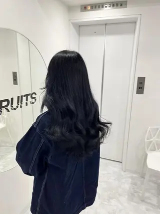 カラー ロング 韓国アイドル🤍ブリ ーチカラー🤍わかなのヘアスタイル