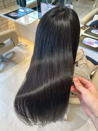 ロング 髪質改善・縮毛矯正 濱　泰賀のヘアスタイル