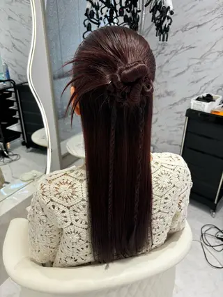 ロング ヘアアレンジ 後藤 瑠菜のヘアスタイル