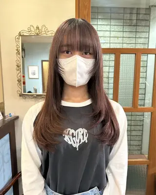 ロング ウルフカット🪽 レイヤー/髪質改善のヘアスタイル