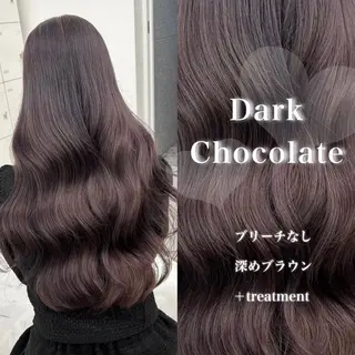 ロング カラー 韓国風艶髪🎀 暖色カラー🤍のヘアスタイル