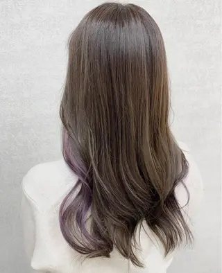 ロング カラー Kazaoka Saraのヘアスタイル