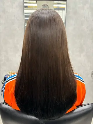 ロング カラー すぐ巻ける縮毛矯正 🍀勝倉　麗のヘアスタイル