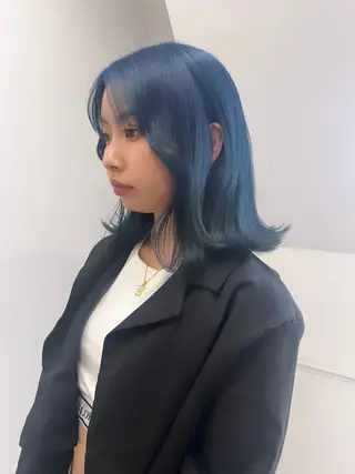ミディアム カラー ハイトーン/ボブ 🎀sonokaのヘアスタイル