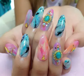 ネイル 🩵池袋heart nail🩵のネイルデザイン