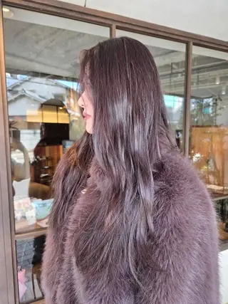 ロング カラー ヘアアレンジ 韓国好き🇰🇷 美容師MIKUのヘアスタイル