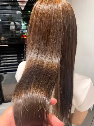 ロング カラー ヘアアレンジ ボブカット/ 榎本　璃己のヘアスタイル