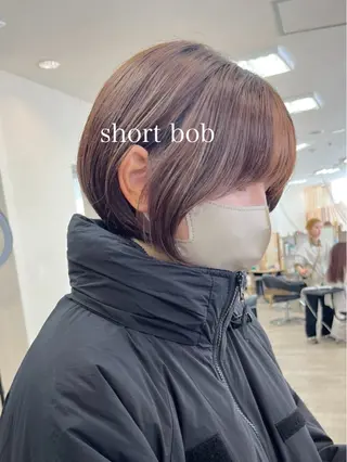ショート カラー 初めてのショート お任せください✂️のヘアスタイル