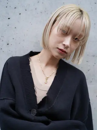 ミディアム カラー ヘアアレンジ 💈Chlom💈_ 公式_NewOpenのヘアスタイル