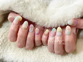 ネイル フルリール 【プライベートサロンのネイルデザイン