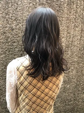 ロング カラー ヘアアレンジ 透明感カラー🤎 ゆりのヘアスタイル