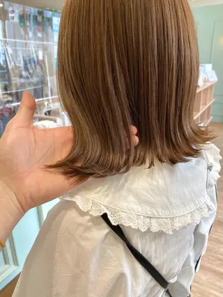 ショート カラー ボブとパーマの達人 /美容室難民の方是非のヘアスタイル
