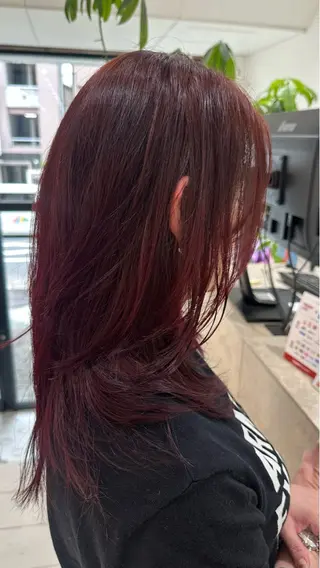 セミロング カラー 🪐ブリーチ/y2k ヘア🪐HARUKAのヘアスタイル