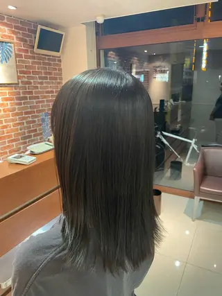 ロング カラー 石垣 颯士のヘアスタイル