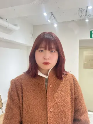 ミディアム カラー カットモデル募集中 千葉大夢のヘアスタイル