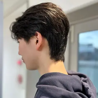 ショート カラー パーマ メンズ 朝楽メンズパーマ 🥇メンズカット吉田のヘアスタイル