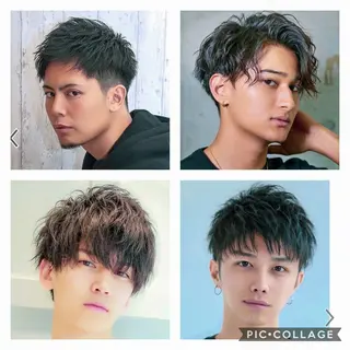 ショート カラー パーマ メンズ 新宿メンズNo.1 代表:中野拓也のヘアスタイル