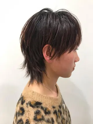 ショート クロスパーマ松永裕久 似合わせカットのヘアスタイル
