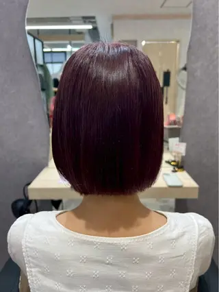 ミディアム カラー 艶感/髪質改善 カラー✨西澤駿のヘアスタイル