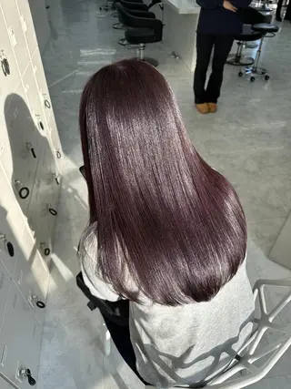 カラー 透明感ラベンダー/ レイヤー/表参道のヘアスタイル