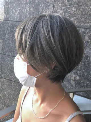 ショート カラーアンドケアリタ kitamuuuのヘアスタイル