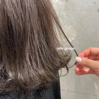 ロング カラー レイヤーカット 韓国ヘアayameのヘアスタイル