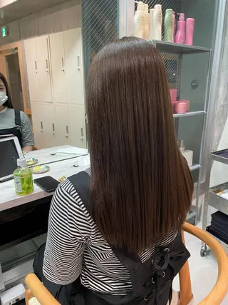 セミロング カラー 浦和指名率No.1 ショート特化美容師のヘアスタイル