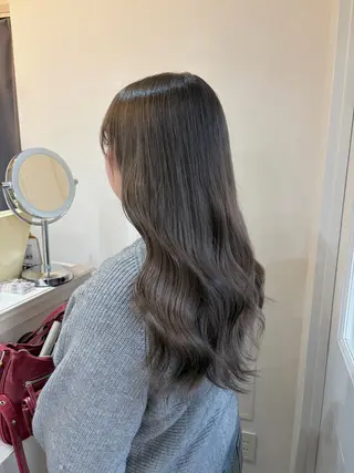 セミロング mio♡ベージュ特化 🎀透明感カラーのヘアスタイル