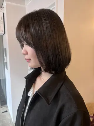 ミディアム カラー 尾藤 浩一のヘアスタイル