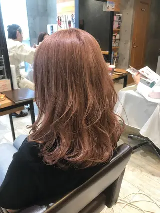 セミロング カラー パーマ ヘアアレンジ メンズ キッズ ネイル マツエク・マツパ EnBlesS西宮 マンツーマン神道有基のヘアスタイル
