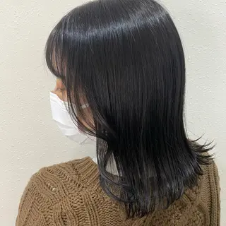 ミディアム 韓国𝐻𝑎𝑖𝑟 🇰🇷🖤ハラのヘアスタイル