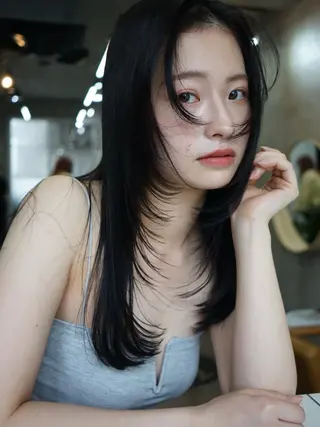 ロング カラー カットモデル募集中 ／HARUKA🎀のヘアスタイル