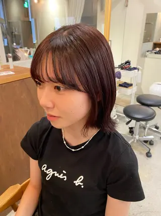 ミディアム NIKO/名古屋/ 髪質改善/艶髪のヘアスタイル