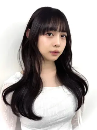 ロング カラー 🫧いちの 🫧のヘアスタイル