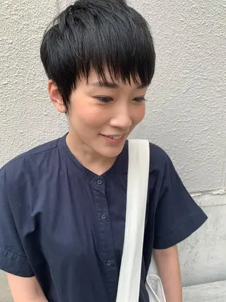 ショート 落合 優樹のヘアスタイル