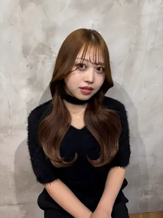 ロング カラー 💖韓国風艶髪ヘア 💖EREN🦋のヘアスタイル