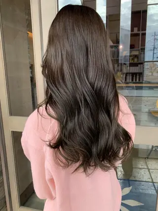 ロング カワサキ マホのヘアスタイル