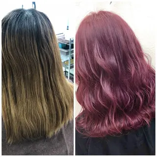 セミロング カラー MAKO ❤️🔥NEXTのヘアスタイル
