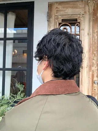 パーマ メンズ 井本 早紀のヘアスタイル
