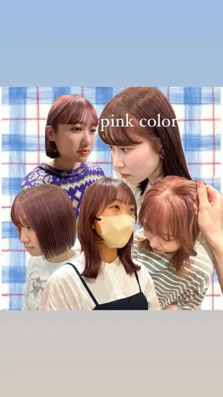 カラー 🐢ダブルカラー🐢 透明感/このかのヘアスタイル