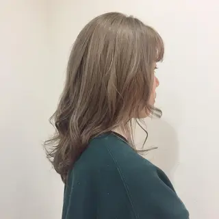 ロング カラー Chlan岡本 坂本のヘアスタイル